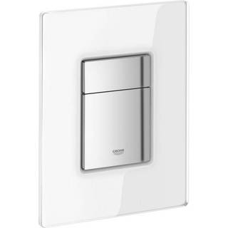 Grohe Skate Cosmopolitan trykknap - Hvidt glas