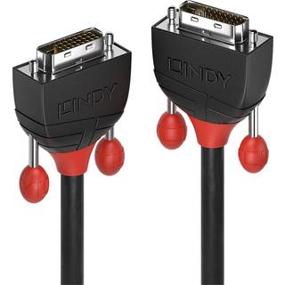 LINDY DVI-D Dual Link Kabel Black Line 1m