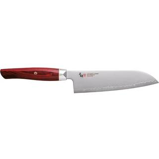 Mcusta / Zanmai - Mcusta / Zanmai Revolution Santoku, 18 cm - Röd - Santokuknive