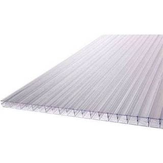 Plastmo TwinLite termotag, 16 mm, PC, klar, 98 x 480 cm