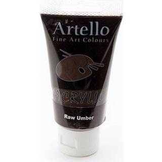 Artello Akrylmaling Mørkebrun 75ml
