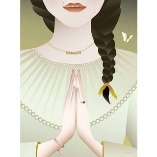 Tilbud: Spar 60% - Namaste - Plakat 50x70 cm fra ViSSEVASSE