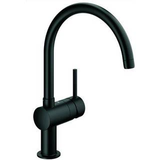 Grohe Minta blandingsbatteri med C-tud (velvet black)- På fjernlager - Klar levering