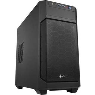 Sharkoon V1000 - miditower - micro-ATX - Kabinet - Miditower - Sort