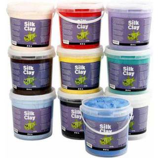 Silk Clay®, ass. farver, 10x650 g/ 1 pk.