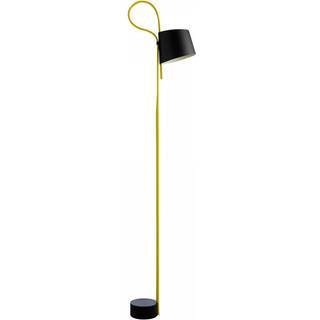 HAY Rope Trick Gulvlampe - gul/sort