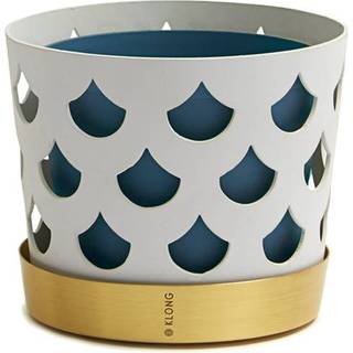 Klong - Trio Flower Pot - Liten, Drop, Vit - Krukker og vaser - Ania Pauser - Guld,Hvid,Blå