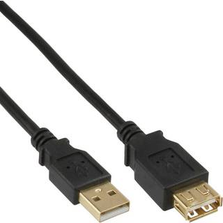 USB kabel 2.0 - USB-A han / USB-A han - Grå - 0.5 m