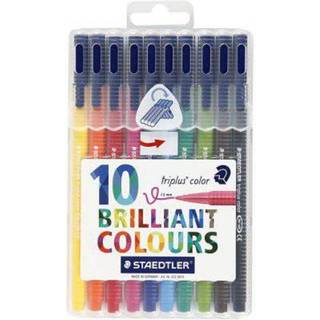 Staedtler Fiberpen Triplus Color 1,0mm ass (10)