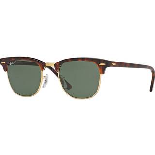 Ray-Ban RB3016/S Clubmaster Polarized 990/58 51 Solbriller Mænd Tortoiseshell - Red Havana - 51mm
