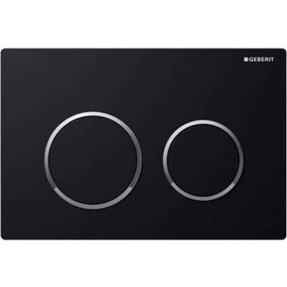 Geberit Omega 20 betjeningsplade - sort/krom