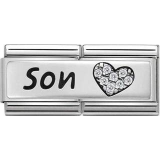 Nomination Silver Son Double Plate Charm