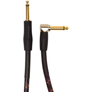 Roland "GOLD" Instrument Kabel 6.3mm Jack mono til 6.3mm Vinkel Jack mono - 4,5 meter