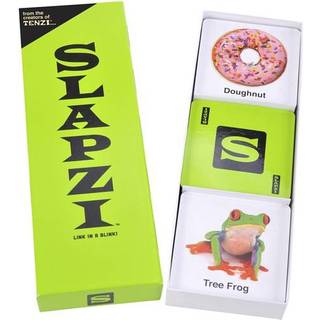 Tenzi Slapzi fuld st?rrelse udgave - Inkluderer 120 billedkort 65 ledetr?dskort - det hurtige t?nkning og hurtige matchende kortspil til alle ald