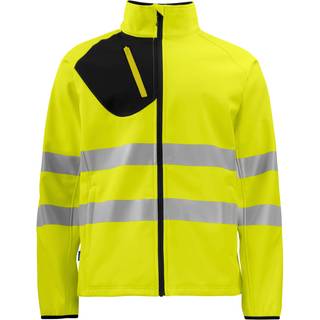 ProJob 6432 Softshelljakke En Iso 20471 Klasse 3/2 - Yellow/Black - XL