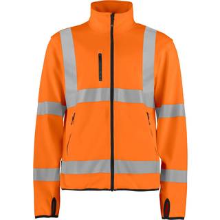 ProJob 6105 Let Softshelljakke En Iso 20471 Klasse 3 - Orange/Black - XS