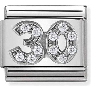 Nomination Silver Crystal 30 Birthday Charm