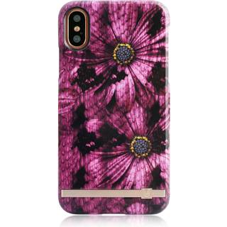 Uunique Print design cover, iPhone X/XS, Lilla slangeskind