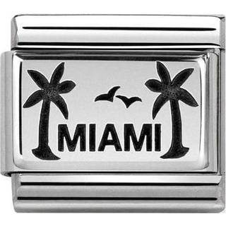 Nomination Oxidised Silver Miami Palm Trees Charm