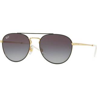 Ray - Ban Unisex RB3589 90548G Solbriller Metal Sort Grå Pantos Normal