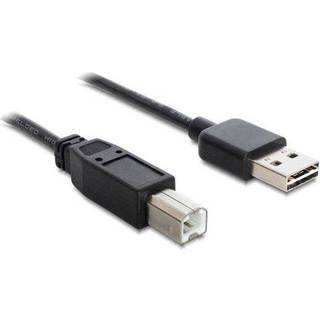 Delock Easy USB 2.0 kabel - USB-A / Micro-B - Sort - 0.5 m
