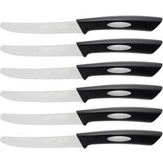 Scanpan classic steak knive 6 stk med sort håndtag