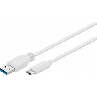Goobay USB-A til USB-C 15W, 20cm - Hvid