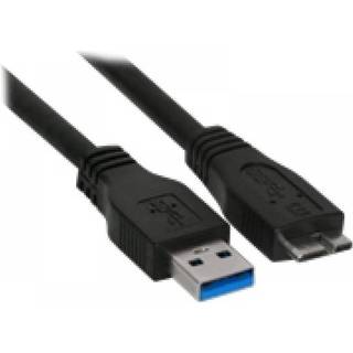 USB 3.0 kabel - USB-A han / USB Micro B han - 2 m