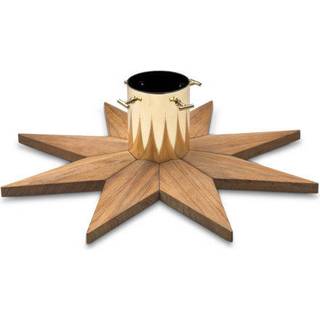 Fritz Hansen Skagerak Stella Christmas Tree Base Egetræ/Messing Belagt Stål