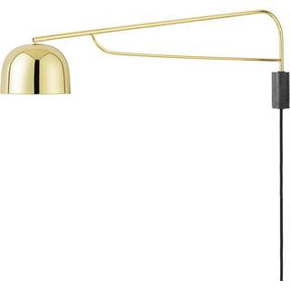 Normann Copenhagen Grant Væglampe Stor Messing