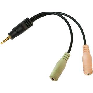 LogiLink 3,5mm Headsetuttag -> Mic/Ljud