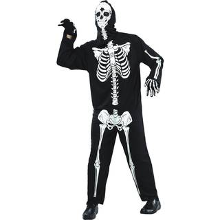 Skelet kostume - One Size Voksen