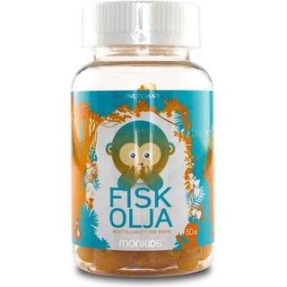 Monkids Fiskeolie, 60 stk.