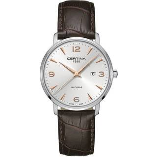 Certina C035.410.16.037.01 Ds Caimano Sølvfarvet/Læder Ø39 mm