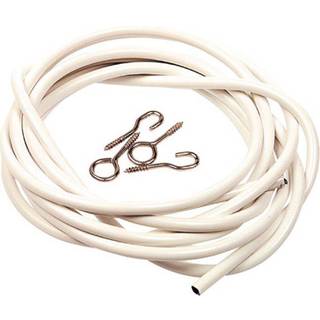 Habo 816 Gardin spiral hvid, 30 m