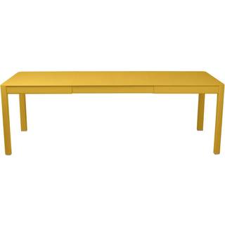 Fermob - Ribambelle Table With 2 Extensions, Liquorice - Udendørs spiseborde - Sort - Metal