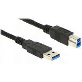 DELOCK Cable USB 3.0 Type-A male > USB 3.0 Type-B male 0.5 m black