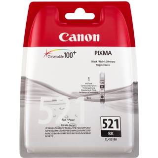2933B008 CANON CLI-521BK INK TANK BLACK FOR PIXMA MP540