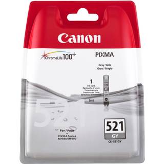2937B008 CANON CLI-521GY INK CARTRIDGE GRAY FOR PIXMA MP540