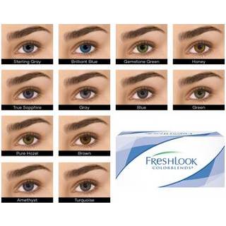 FreshLook ColorBlends Turquoise - med styrke (2 linser)