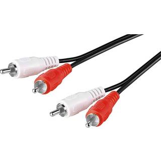 Phono RCA stereo lydkabel | 2,5 meter | PRIS-MATCH