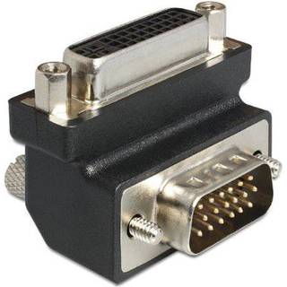 DELOCK Adapter DVI 24+5 female / VGA 15 pin male 90°angle