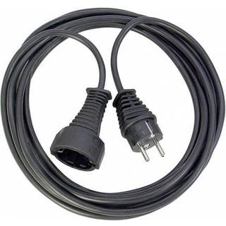 BRENNENSTUHL jordet forlængerkabel, CEE 7/7 til rack CEE 7/4(Schuko), <b>10m</b>, sort