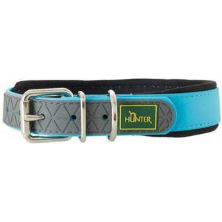 Hunter Collar Convenience Comfort Hundehalsbånd størrelse Halsumfang 47-55 cm - Breite 2,5 cm farve turquoise