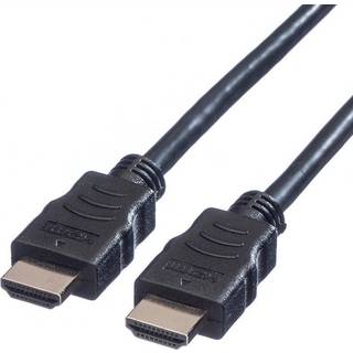 VALUE HDMI High Speed Kabel + Ethernet, Han/Han, Sort, 2,0m
