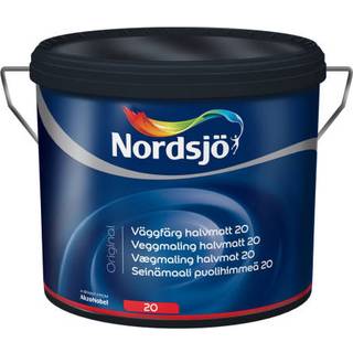 Nordsjö Original Vægmaling, halvmat Vit, 2.5 L