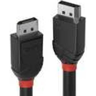 Lindy Black DisplayPort 1.2 kabel (4K@60 Hz) | 3 meter | PRIS-MATCH