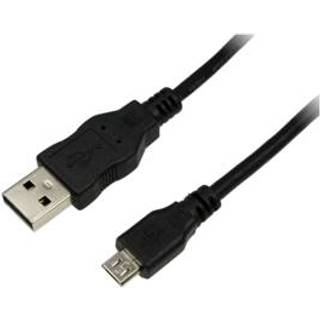 LOGILINK USB Cable, USB 2.0, AM to Micro BM, black