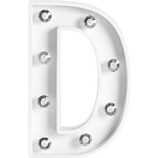 JOX Letter Light D White One Size    One Size  Unisex