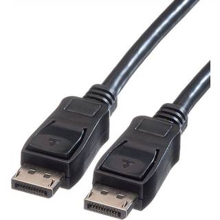 VALUE DisplayPort Kabel, v1.4, DP - DP, Han/Han, Sort, 1,0m